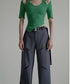 Cut-out Asymmetry Top